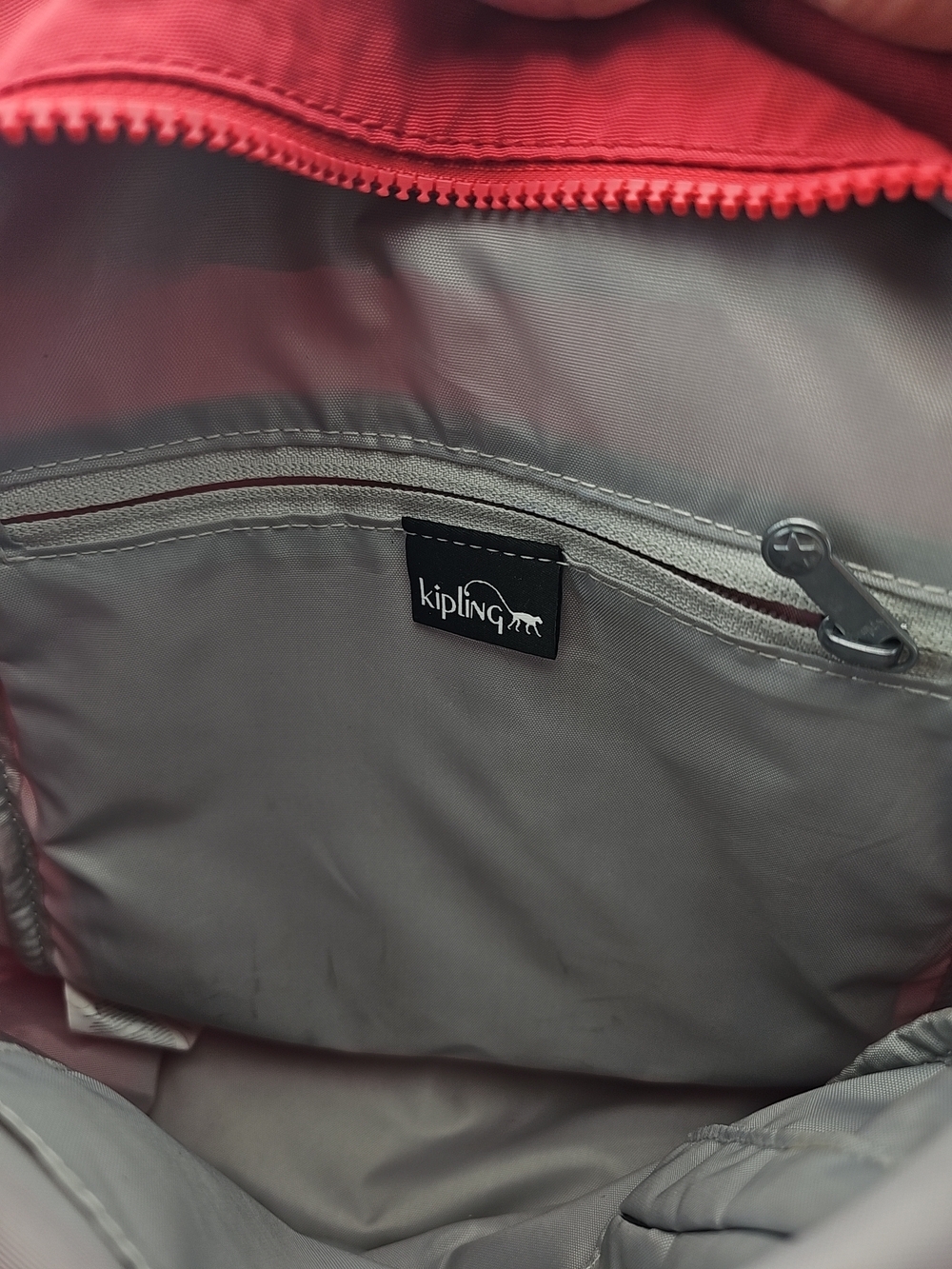 Kipling Red Nylon Mini Backpack - Picture 3 of 5